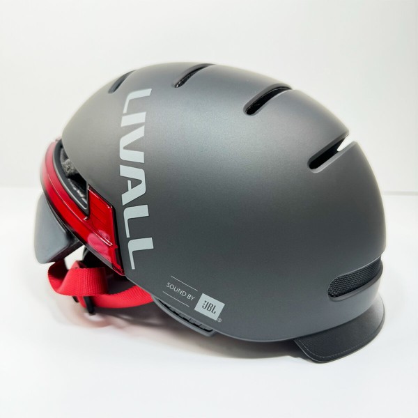 Захисний шолом Livall BH51M NSO (L) Black (57-61см), акустика JBL, мікрофон, сигнали поворотів та стопів, додаток, пульт BR80, застібка, Bluetooth (LIV-JB51MN-5312)