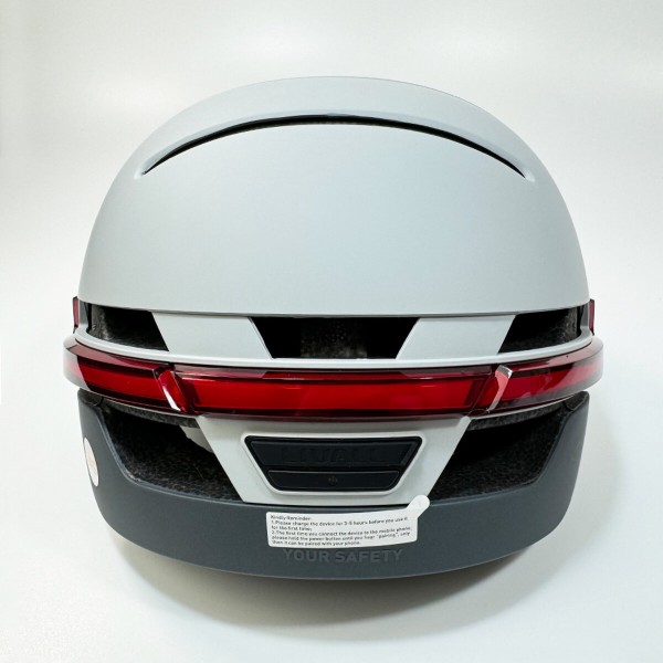 Захисний шолом Livall BH51M NEO (L) Sandstone Grey (57-61см), акустика, мікрофон, сигнали поворотів та стопів, додаток, пульт BR80, Bluetooth (LIV-T1V6MN-6310)