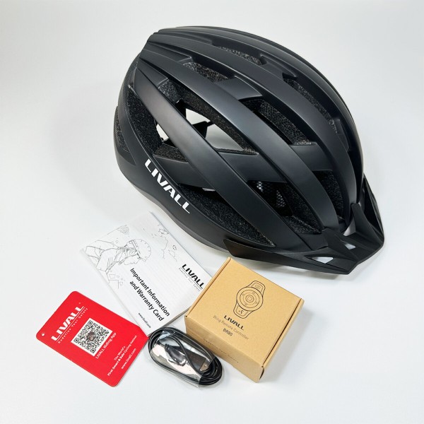 Захисний шолом Livall MT1 NEO (L) Black (58-62см), акустика, мікрофон, сигнали поворотів та стопів, додаток, пульт BR80, Bluetooth (LIV-T0MT1N-5343)