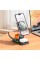 Бездротовий зарядний пристрій HOCO CQ10 Consuelo folding 3-in-1 wireless fast charger Black (6942007618359)