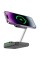 Бездротовий зарядний пристрій HOCO CQ10 Consuelo folding 3-in-1 wireless fast charger Black (6942007618359)