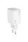 Мережевий зарядний пристрій HOCO N42 Elogiado dual-port PD45W(2C) charger set(C to iP) White (6942007617116)