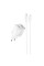 Мережевий зарядний пристрій HOCO N42 Elogiado dual-port PD45W(2C) charger set(C to iP) White (6942007617116)