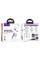 Бездротові навушники HOCO EQ7 Snowflake true wireless BT headset Purple (6942007617758)