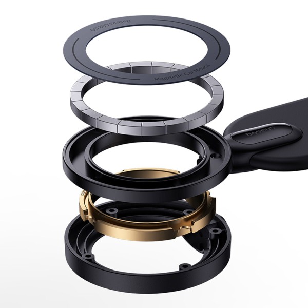 Автотримач для телефона Baseus C02 Go Series Magnetic Car Phone Mount Cluster Black (C40165500111-00)