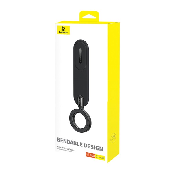 Автотримач для телефона Baseus C02 Go Series Magnetic Car Phone Mount Cluster Black (C40165500111-00)