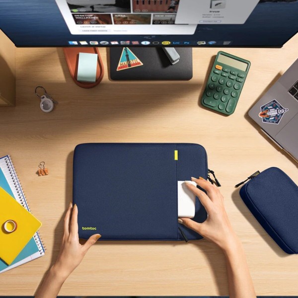 Чохол для ноутбука Tomtoc Defender-A13 Laptop Sleeve Kit Navy Blue 16 Inch (A13F2BV) (A13F2BV)