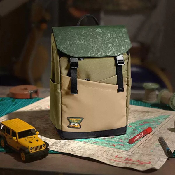 Рюкзак Tomtoc Slash-T64 Flip Laptop Backpack Green 15.6 Inch/18L (T64M1T1GC) (T64M1T1GC)
