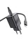 Мережевий зарядний пристрій HOCO N40 Mighty single port PD20W charger set(C to iP) Black (6942007616980)