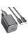Мережевий зарядний пристрій HOCO N40 Mighty single port PD20W charger set(C to iP) Black (6942007616980)