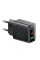Мережевий зарядний пристрій ACEFAST A98 PD30W GaN (USB-C+USB-A) charger Black (6974316283263)