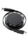Кабель ACEFAST C13-03 USB-C to USB-C dual retraction charging data cable Black (6974316280132)