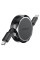 Кабель ACEFAST C13-03 USB-C to USB-C dual retraction charging data cable Black (6974316280132)