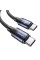 Кабель Usams US-SJ524 U71 Type-C To Type-C 100W PD Fast Charging & Data Cable 1.2m black (SJ524USB01)