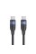 Кабель Usams US-SJ632 U85 Type-C To Type-C PD100W Aluminum Alloy Fast Charging & Data Cable black (SJ632USB01)