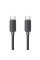 Кабель Usams US-SJ696 60W Striped Data Cable Type-C To Type-C-KY Series 2M black (SJ696USB01)