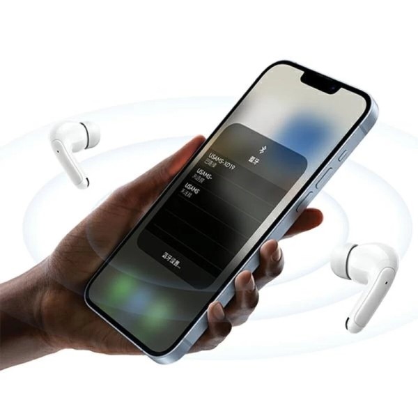 Бездротові навушники Usams USAMS-XD18 TWS Earbuds --X-don Series BT5.3 white (BHUXD02)