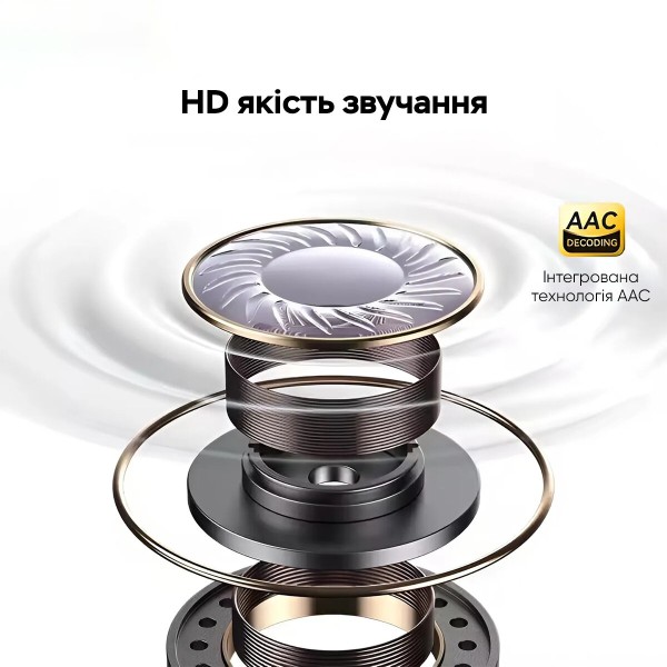 Бездротові навушники Usams US-TD22 TWS Earbuds - TD Series BT5.3 white (BHUTD01)