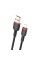 Кабель WUW-X203 USB Lightning 2,4А black (6972573336210)