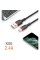 Кабель WUW-X203 USB Lightning 2,4А black (6972573336210)