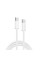 Кабель WUW-X200 Type-C to Type-C PD 60W white (WUW-X200TT)