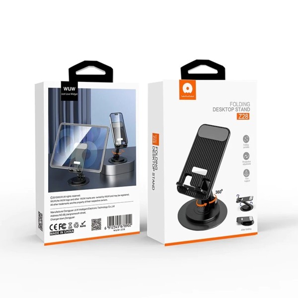 Тримач для телефона WUW-Z28 black (6912345678902)