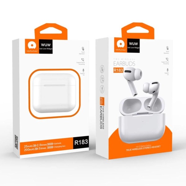 Бездротові навушники WUW-R183 white (6972573335718)
