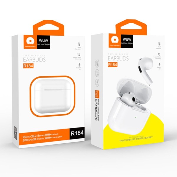 Бездротові навушники WUW-R184 white (6972573335725)