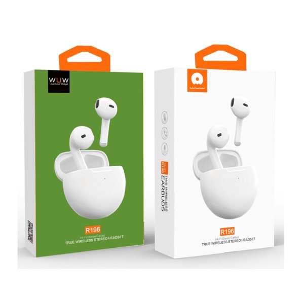 Бездротові навушники WUW-R196 white (6972573336456)