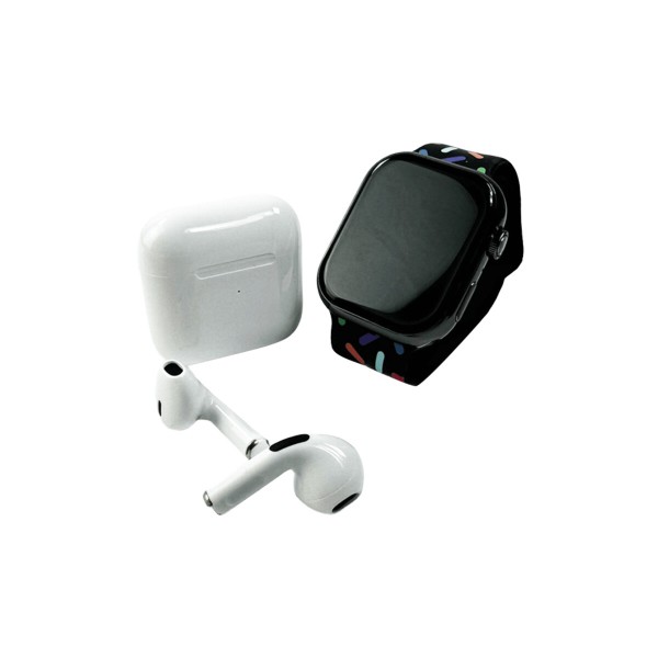 Смарт-годинник Fendior S9 Pro+TWS Black (FendiorS9PBlack)
