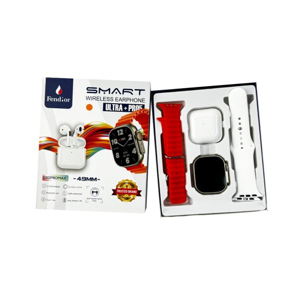 Смарт-годинник Fendior S30 Pro Max+TWS Orange (FendiorS30POrange)