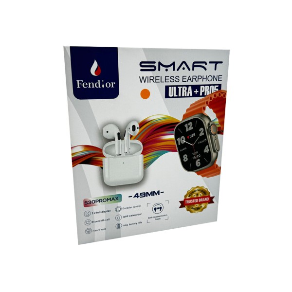Смарт-годинник Fendior S30 Pro Max+TWS Orange (FendiorS30POrange)