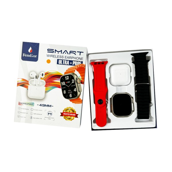 Смарт-годинник Fendior S30 Pro Max+TWS Black (FendiorS30PBlack)