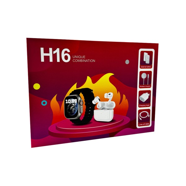 Смарт-годинник Fendior H16+TWS+Powerbank+Charge Orange (FendiorH16POrange)