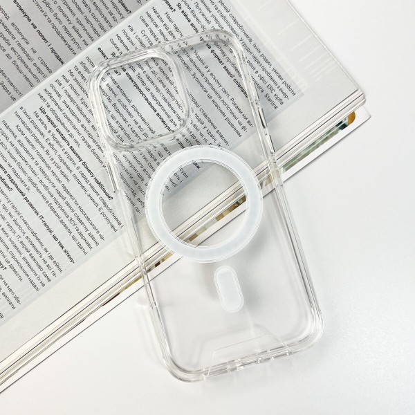 Чохол для смартфона Space Magnetic for Apple iPhone 16 Pro Max Transparent (SpaceMAG16pmClear)