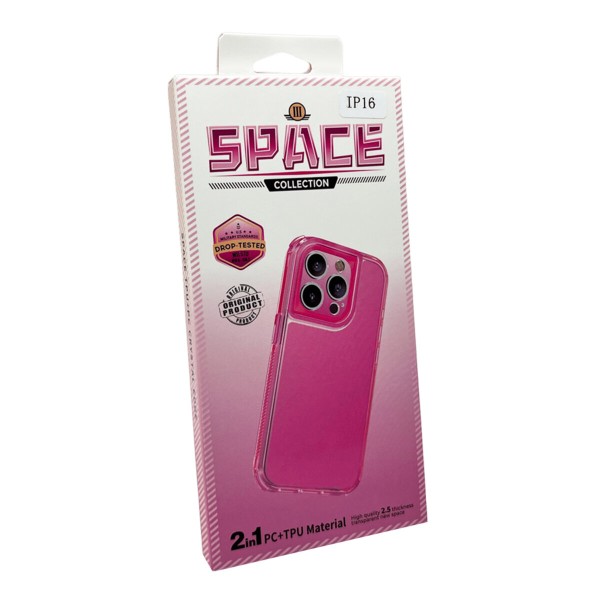 Чохол для смартфона Space III for Apple Iphone 16 Rose Red (Space3iPh16RoseRed)
