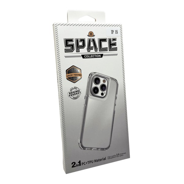Чохол для смартфона Space III for Apple Iphone 15 Transparent (Space3iPh15Transparent)