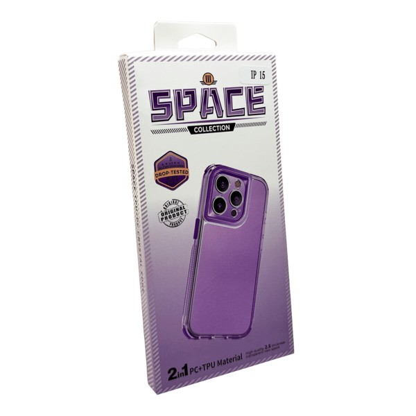 Чохол для смартфона Space III for Apple Iphone 15 Purple (Space3iPh15Purple)