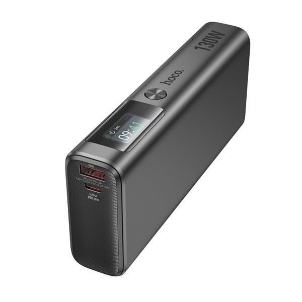 Зовнішній акумулятор HOCO Q17B Electric power bank(20000mAh) 130W space gray (6942007628976)