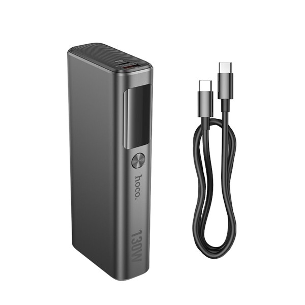 Зовнішній акумулятор HOCO Q17B Electric power bank(20000mAh) 130W space gray (6942007628976)