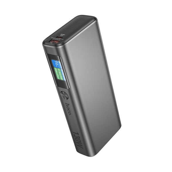 Зовнішній акумулятор HOCO Q17B Electric power bank(20000mAh) 130W space gray (6942007628976)