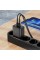 Мережевий зарядний пристрій HOCO N35 Streamer dual-port PD45W GaN (2C) charger(EU) Black (6931474797193)