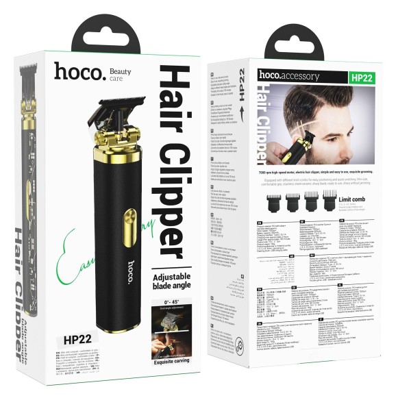 Машинка для стрижки HOCO HP22 Retro engraving electric hair clipper (6942007623766)