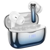 Бездротові навушники HOCO EQ16 Shine true wireless ANC+ENC Noise Reduction BT headset Blue glaze (6942007619127)