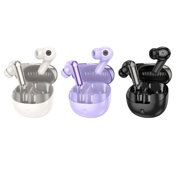 Бездротові навушники HOCO EQ11 Pacifico true wireless BT headset Milky white (6942007618724)