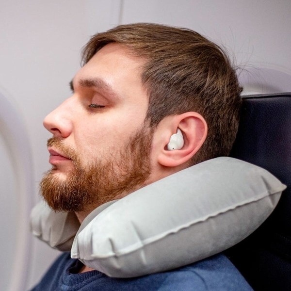 Бездротові навушники HOCO EW65 Shadow true wireless sleep BT headset Milky white (6942007623582)