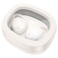 Бездротові навушники HOCO EW65 Shadow true wireless sleep BT headset Milky white (6942007623582)