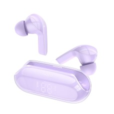 Бездротові навушники HOCO EW39 Bright true wireless ENC BT headset Purple (6931474794611)