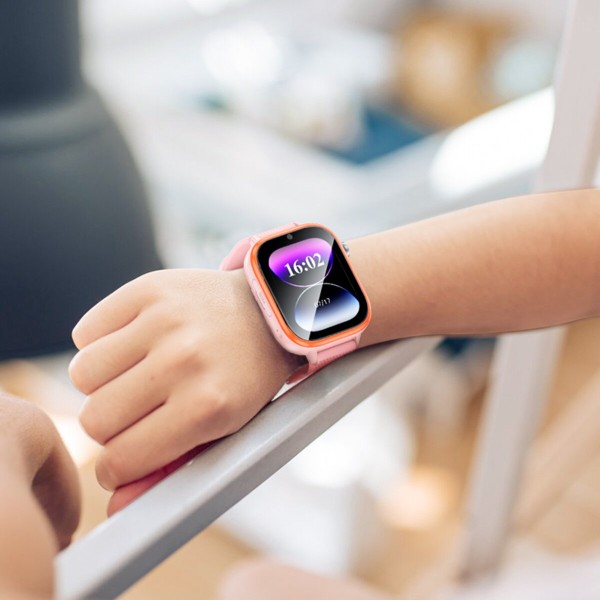 Дитячий cмарт-годинник Hoco Y101 4G children smart watch Pink (6942007626422)