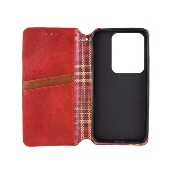 Чохол-книжка для смартфона Rubic Leather for Xiaomi Redmi Note 13 4G Red (RUBICXiNo13Red)